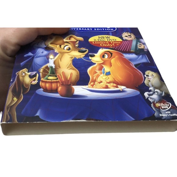 Lady and the Tramp 2 DVD Platinum 50th Anniversary Ed Slipcase Genuine Disney - Picture 11 of 13